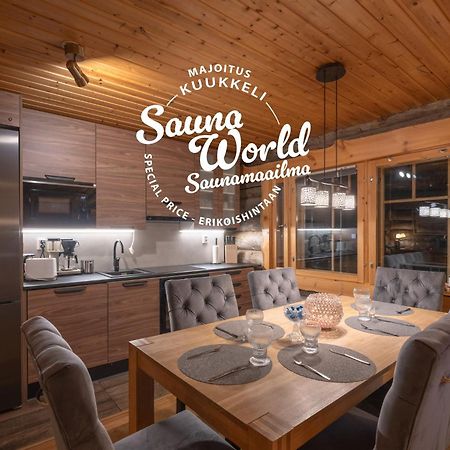 Kuukkeli Log Houses Villa Aurora "Pupula" Saariselka Kültér fotó