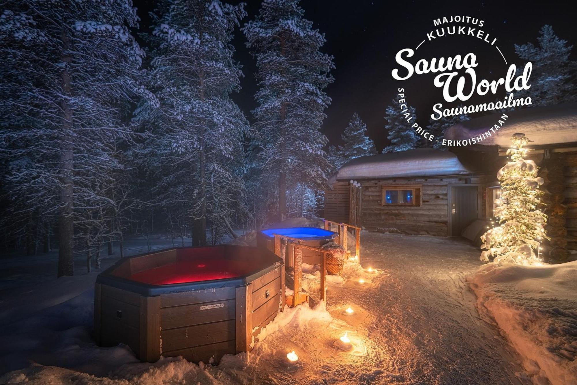 Kuukkeli Log Houses Villa Aurora "Pupula" Saariselka Kültér fotó