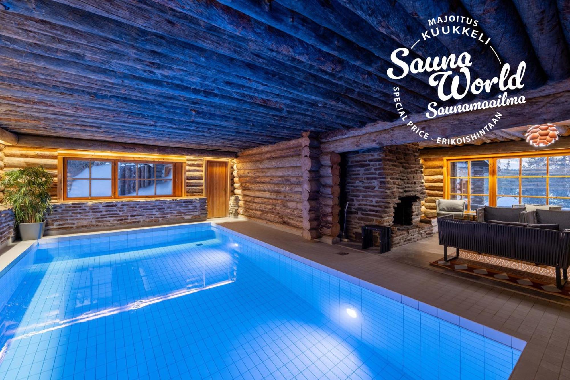 Kuukkeli Log Houses Villa Aurora "Pupula" Saariselka Kültér fotó