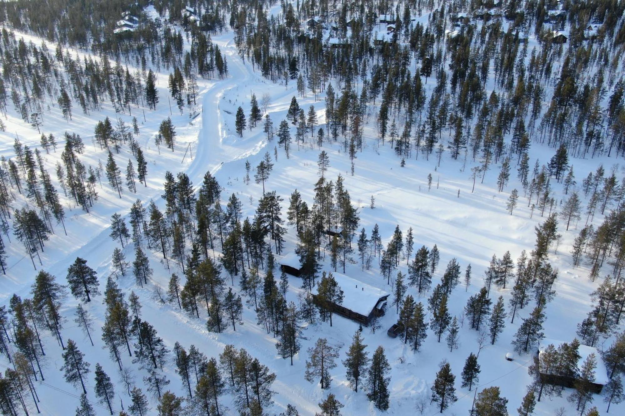 Kuukkeli Log Houses Villa Aurora "Pupula" Saariselka Kültér fotó