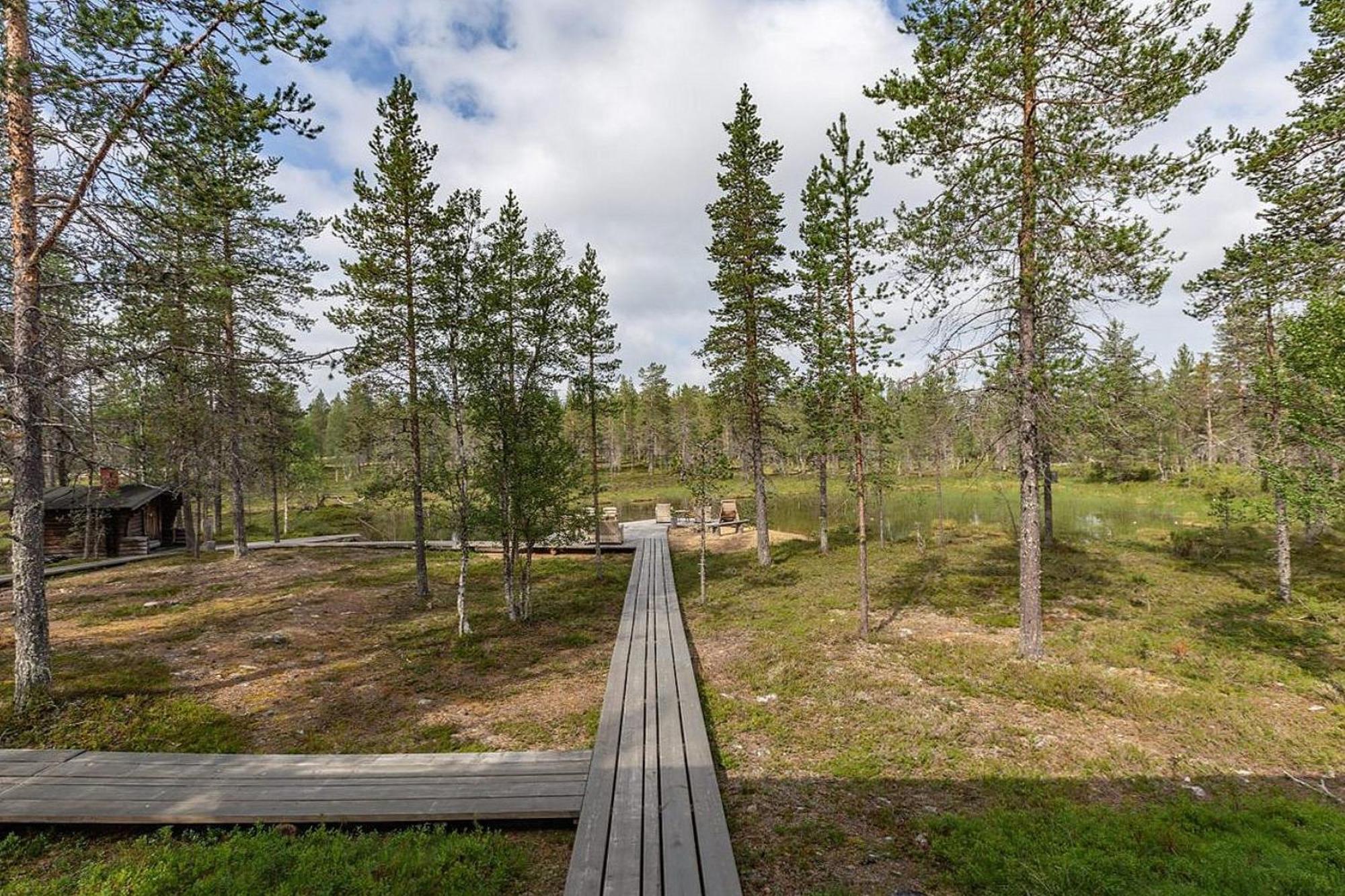 Kuukkeli Log Houses Villa Aurora "Pupula" Saariselka Kültér fotó