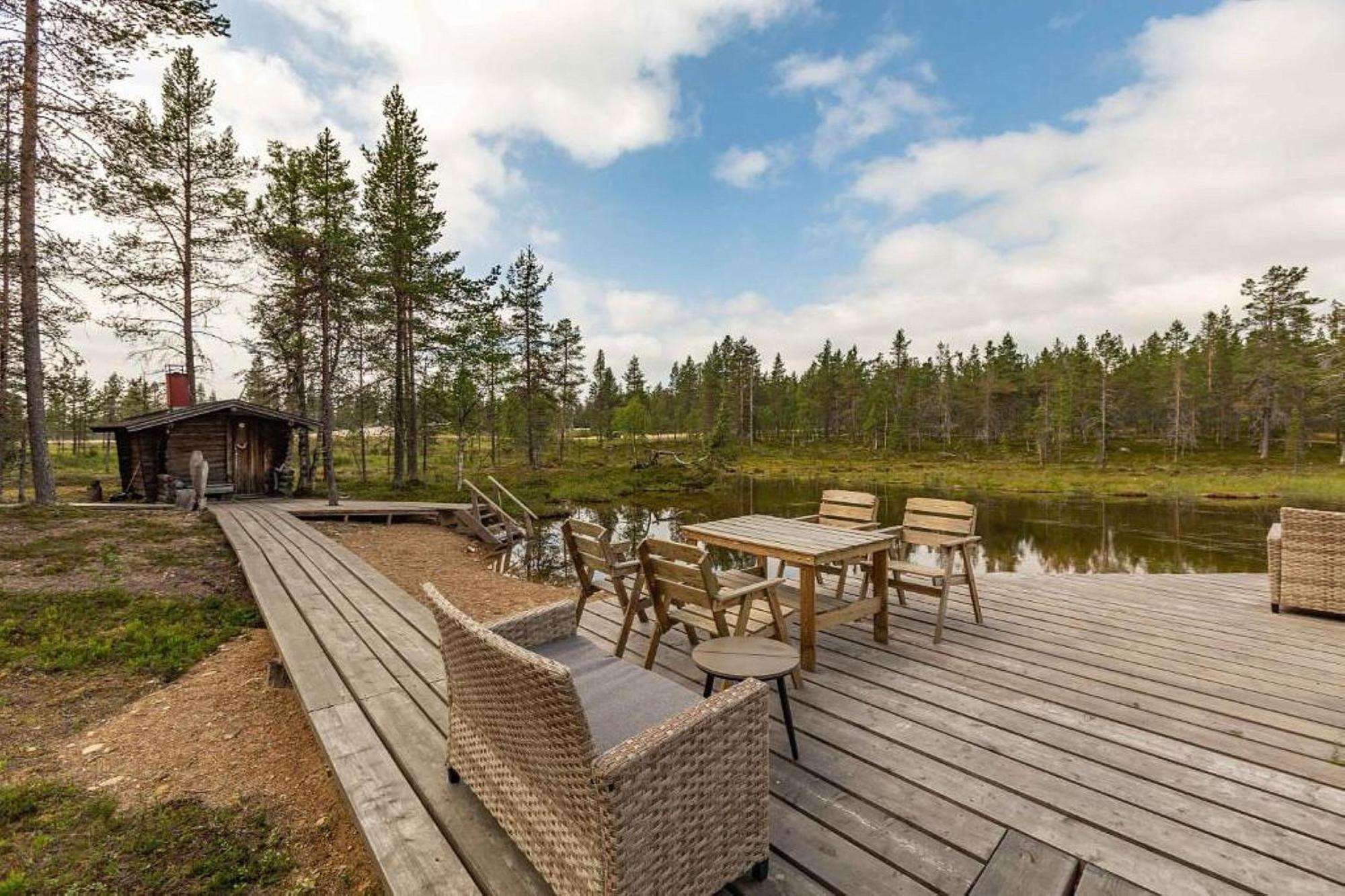 Kuukkeli Log Houses Villa Aurora "Pupula" Saariselka Kültér fotó