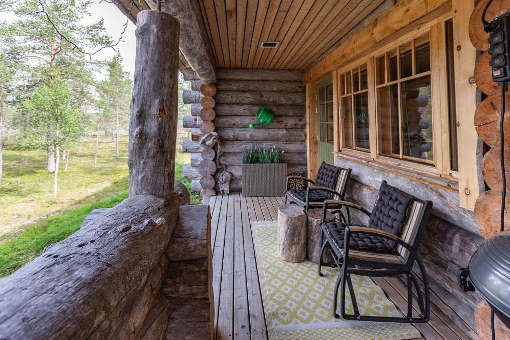 Kuukkeli Log Houses Villa Aurora "Pupula" Saariselka Kültér fotó