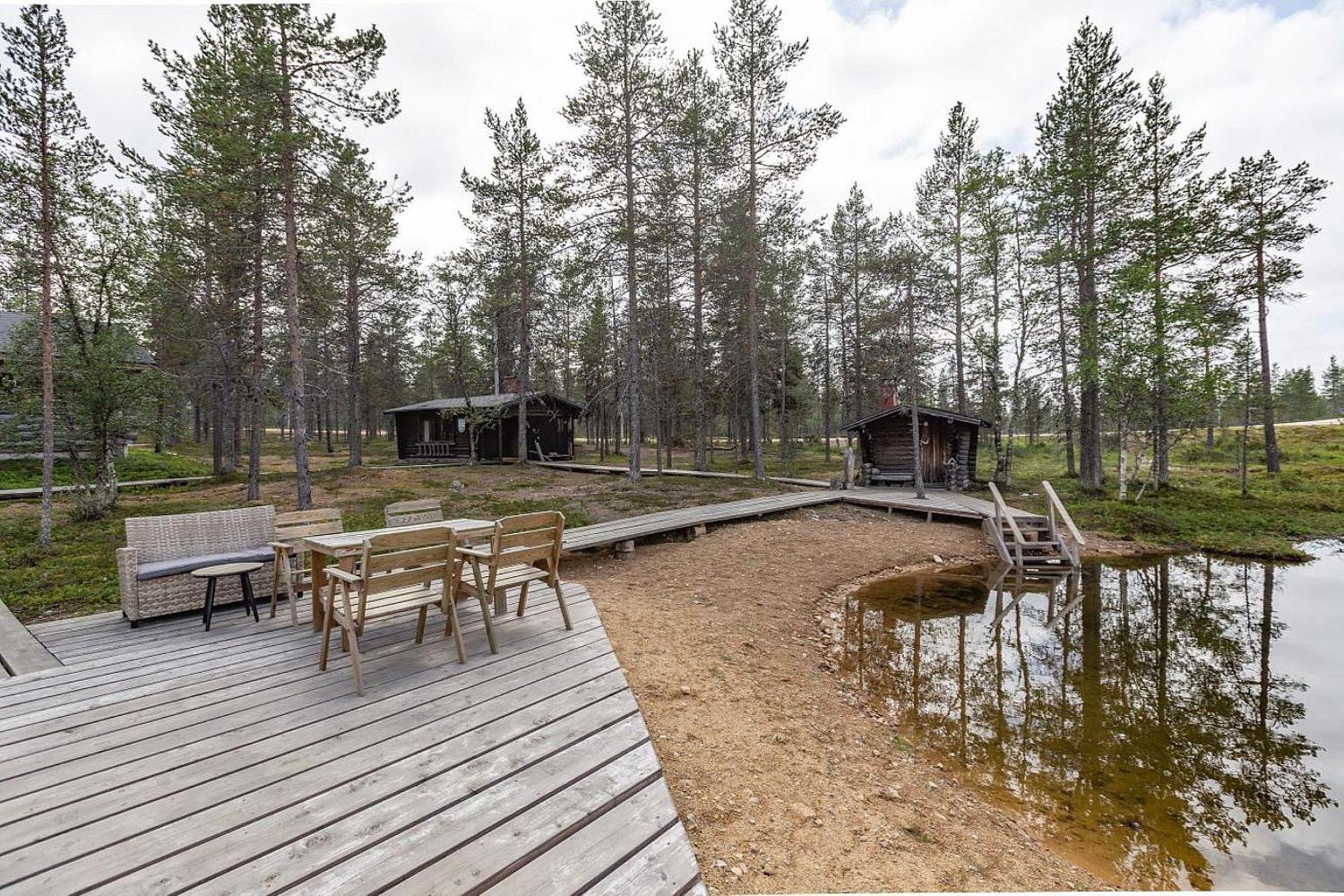 Kuukkeli Log Houses Villa Aurora "Pupula" Saariselka Kültér fotó